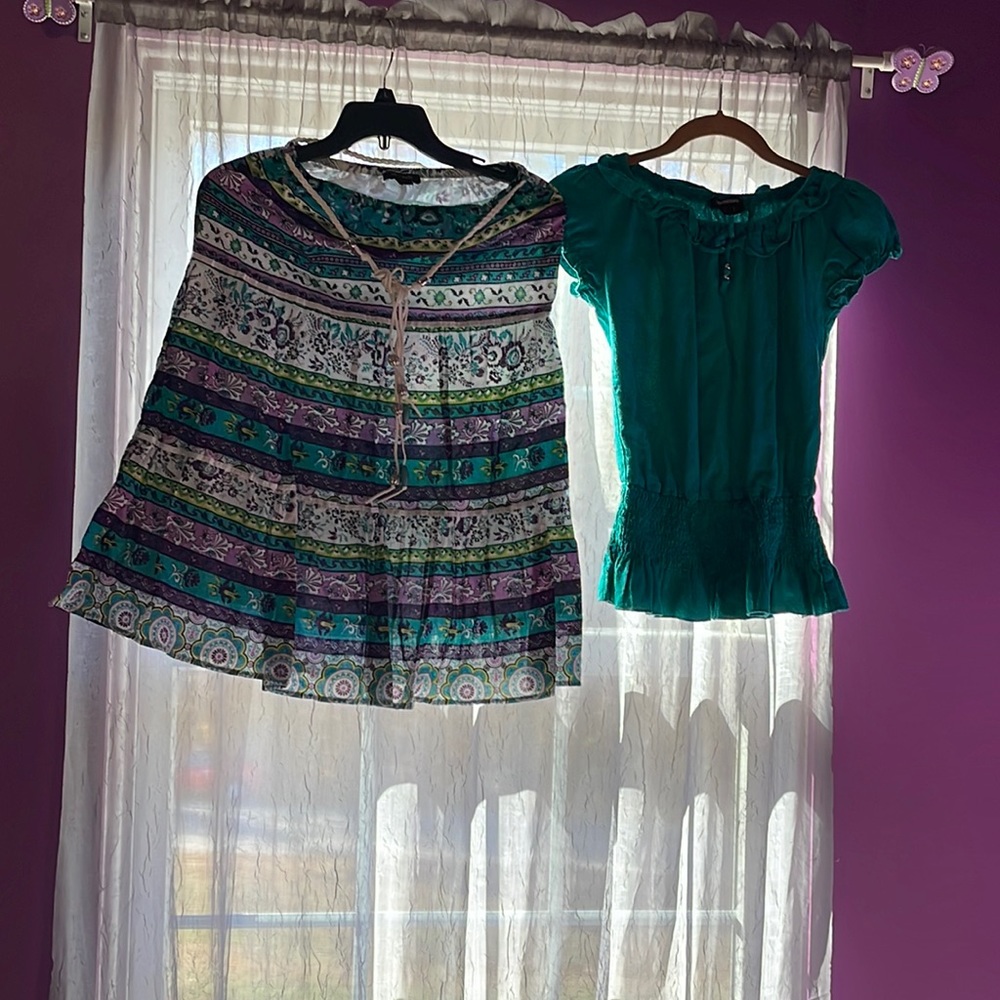 Girls My Michelle coordinating Top and Skirt
